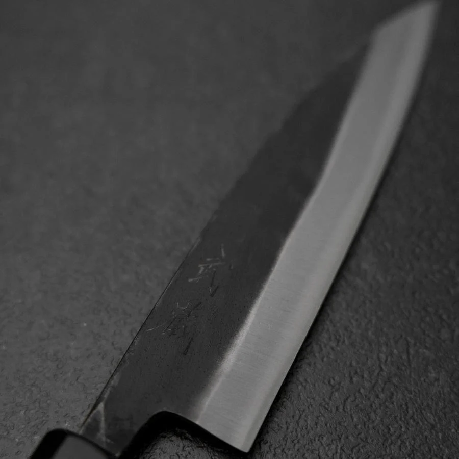 Sabaki White Steel #2 Kurouchi Büffelhorn und Magnolienholz Griff 140mm - Image 3