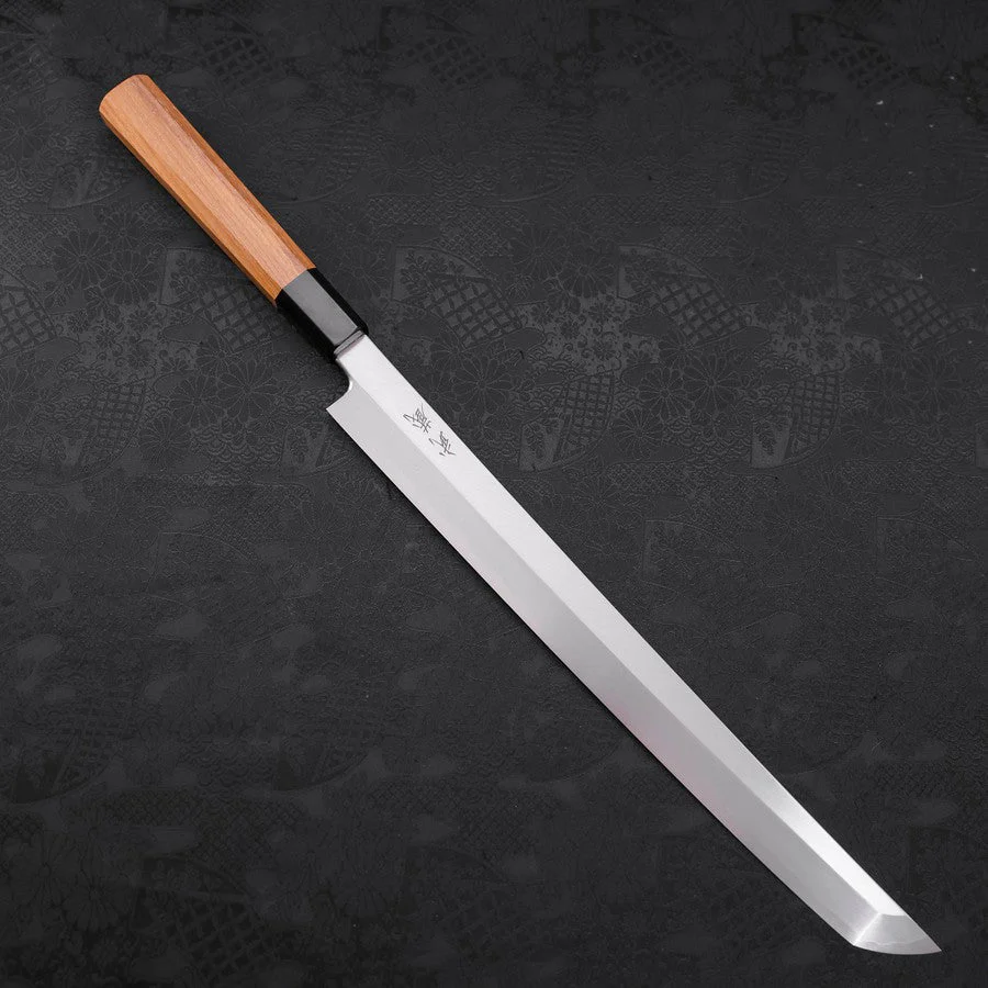 Sakimaru Takohiki Blue Steel #2 Kasumi Büffelhorn und Wenge Griff 300mm