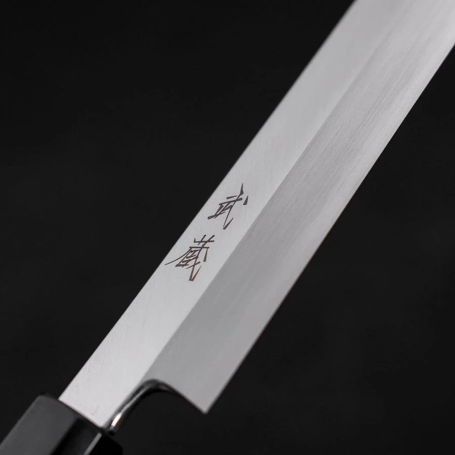 Sakimaru Takohiki Blue Steel #2 Kasumi Büffelhorn und Wenge Griff 300mm - Image 3