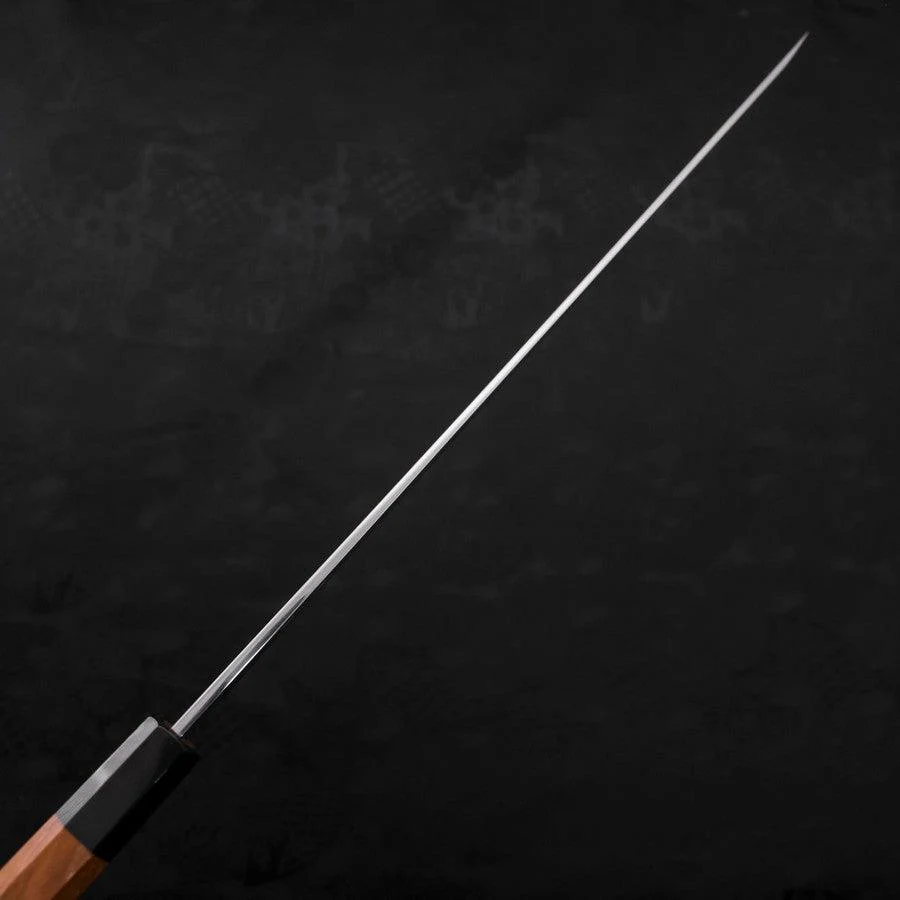 Sakimaru Takohiki Blue Steel #2 Kasumi Büffelhorn und Wenge Griff 300mm - Image 5