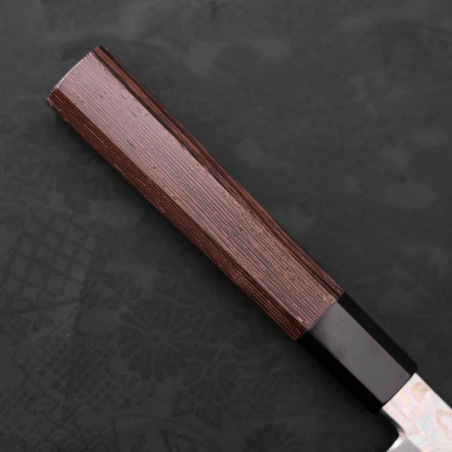 Sakimaru Takohiki Silver Steel #3 Damast Büffelhorn und Wenge Griff 270mm - Image 6