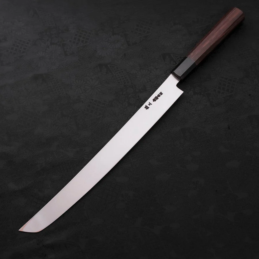 Sakimaru Takohiki Silver Steel #3 Damast Büffelhorn und Wenge Griff 300mm - Image 2