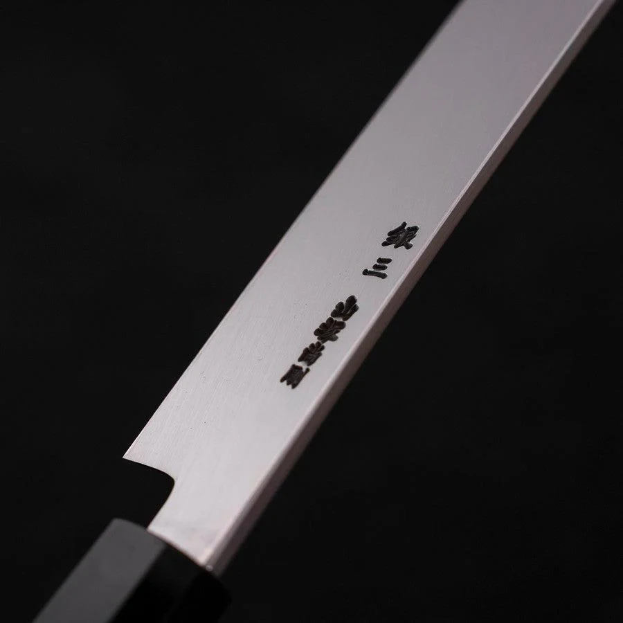 Sakimaru Takohiki Silver Steel #3 Damast Büffelhorn und Wenge Griff 300mm - Image 3