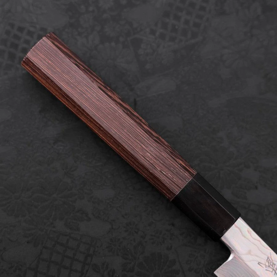 Sakimaru Takohiki Silver Steel #3 Damast Büffelhorn und Wenge Griff 300mm - Image 6