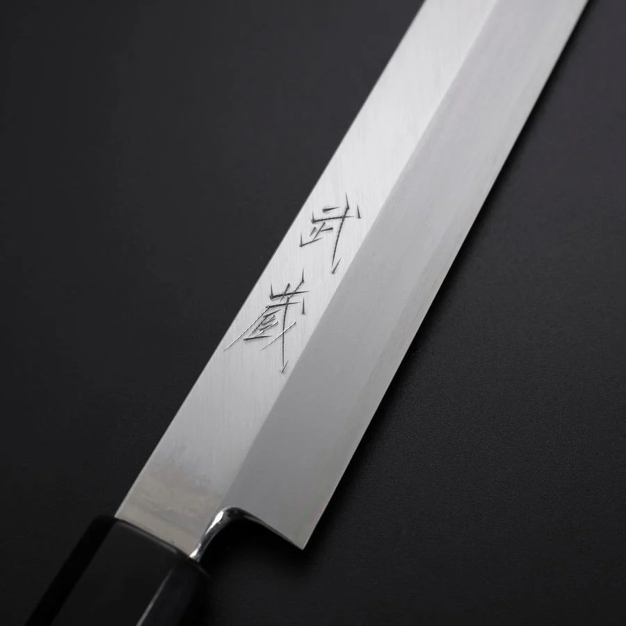 Sakimaru Takohiki Silver Steel #3 Kasumi Büffelhorn und Ebenholz Griff 300mm - Image 3