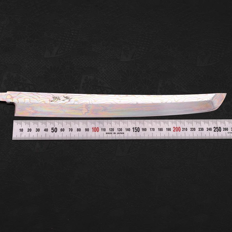 Sakimaru Takohiki Silver Steel #3 Nickel Damast 270mm - Image 6