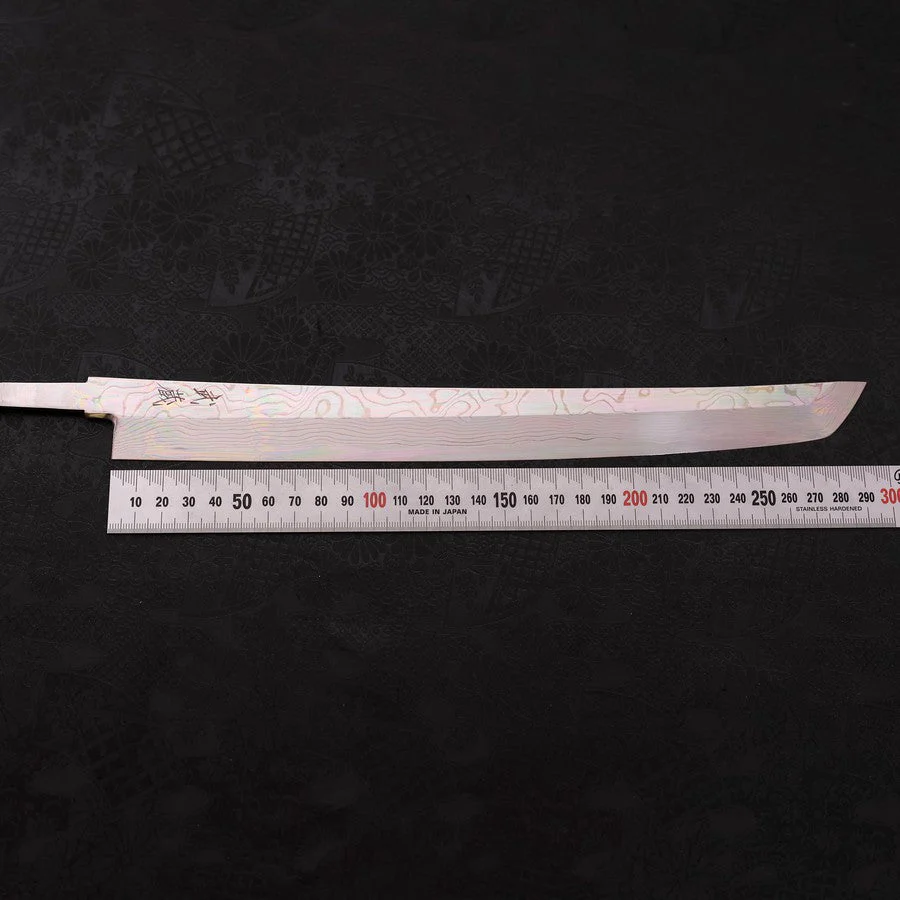 Sakimaru Takohiki Silver Steel #3 Nickel Damast 300mm - Image 6