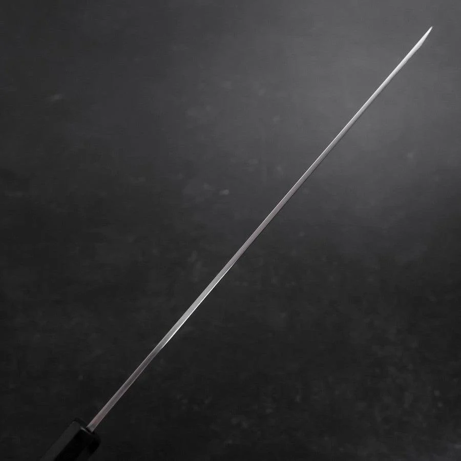 Sakimaru Takohiki White Steel #2 Honyaki Büffelhorn und Ebenholz Griff 300mm - Image 5