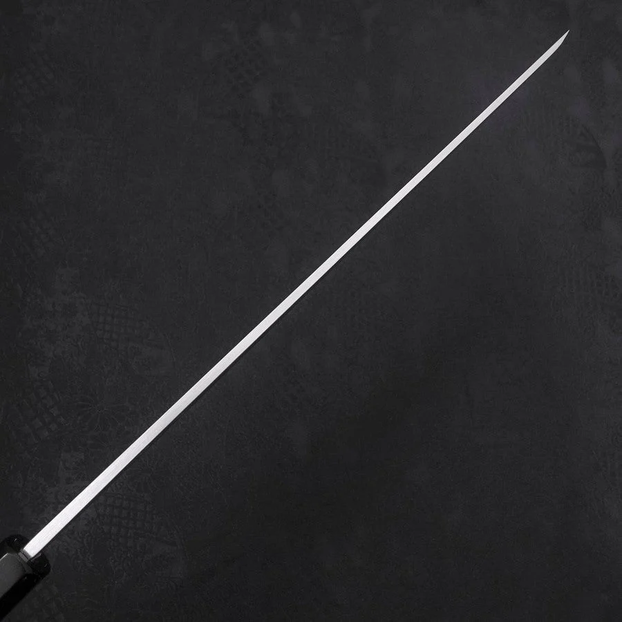 Sakimaru Takohiki White Steel #2 Kasumi Büffelhorn und Ebenholz Griff 270mm - Image 5