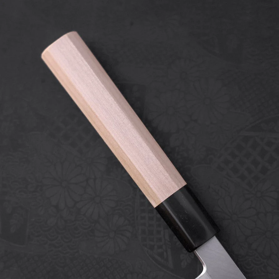 Sakimaru Takohiki White Steel #2 Kasumi Büffelhorn und Magnolie Griff 270mm mit Scheide - Image 6