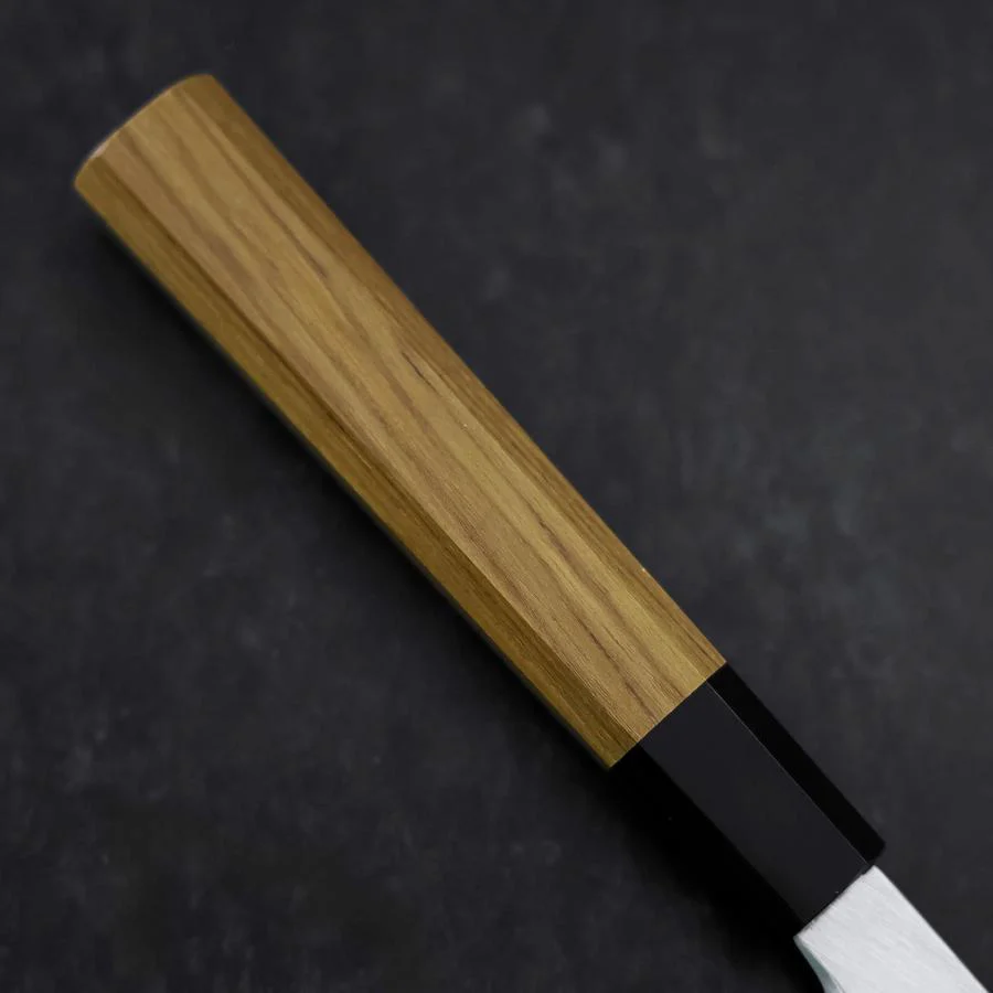 Sakimaru Takohiki White Steel #2 Kasumi Büffelhorn und Teakholz Griff 300mm - Image 6