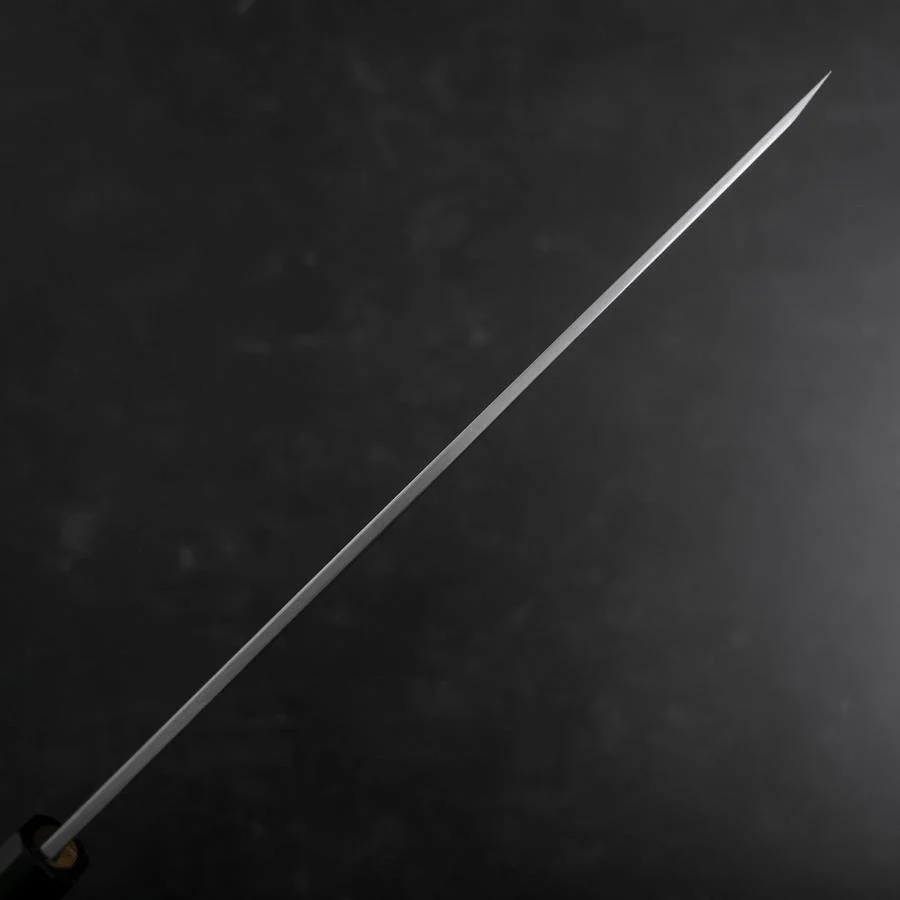 Sakimaru Takohiki White Steel #2 Kasumi Büffelhorn und Teakholz Griff 270mm - Image 6