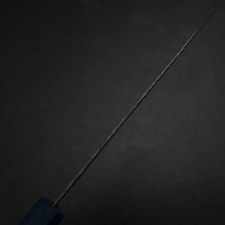 Santoku 440C Nashiji Damast Blauer Urushi Griff 165mm - Image 5