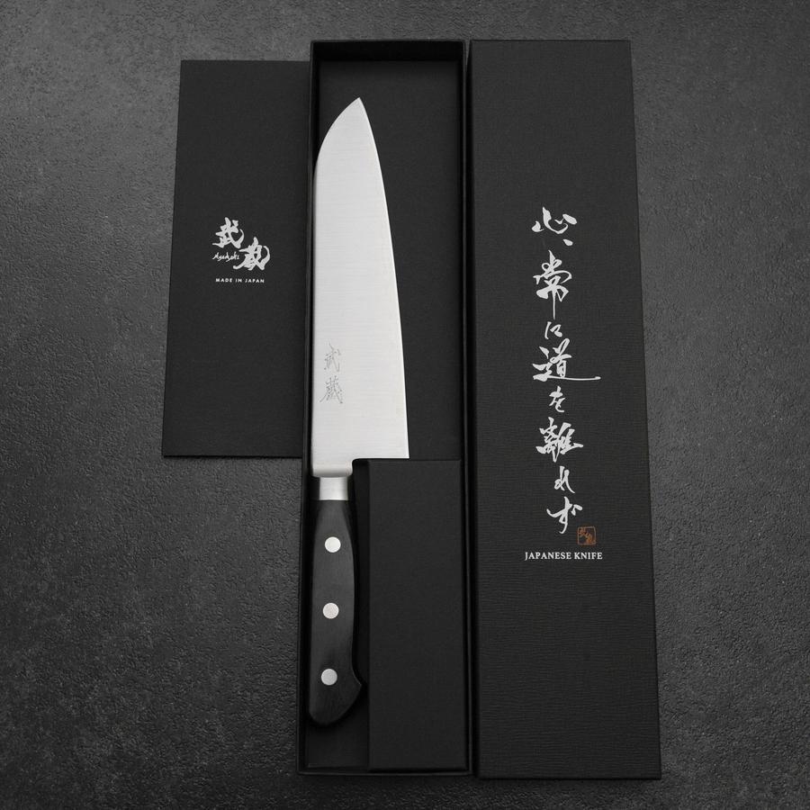 Santoku 440C Poliert Westlicher Griff 180mm - Image 8