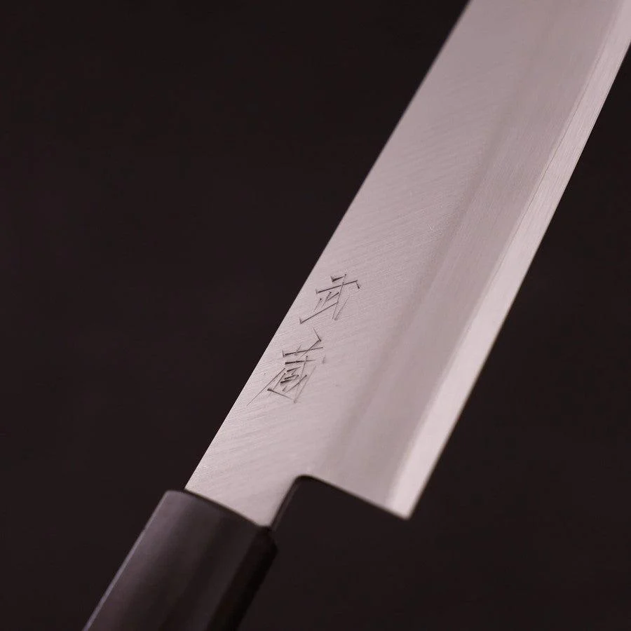 Santoku Aogami-Super Edelstahlummantelung Poliert Rosenholz Griff 170mm - Image 3