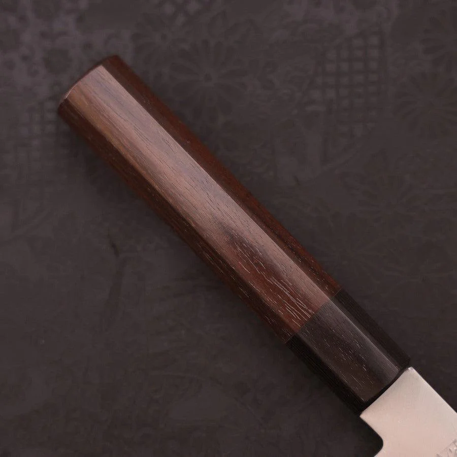 Santoku Aogami-Super Edelstahlummantelung Poliert Rosenholz Griff 170mm - Image 6