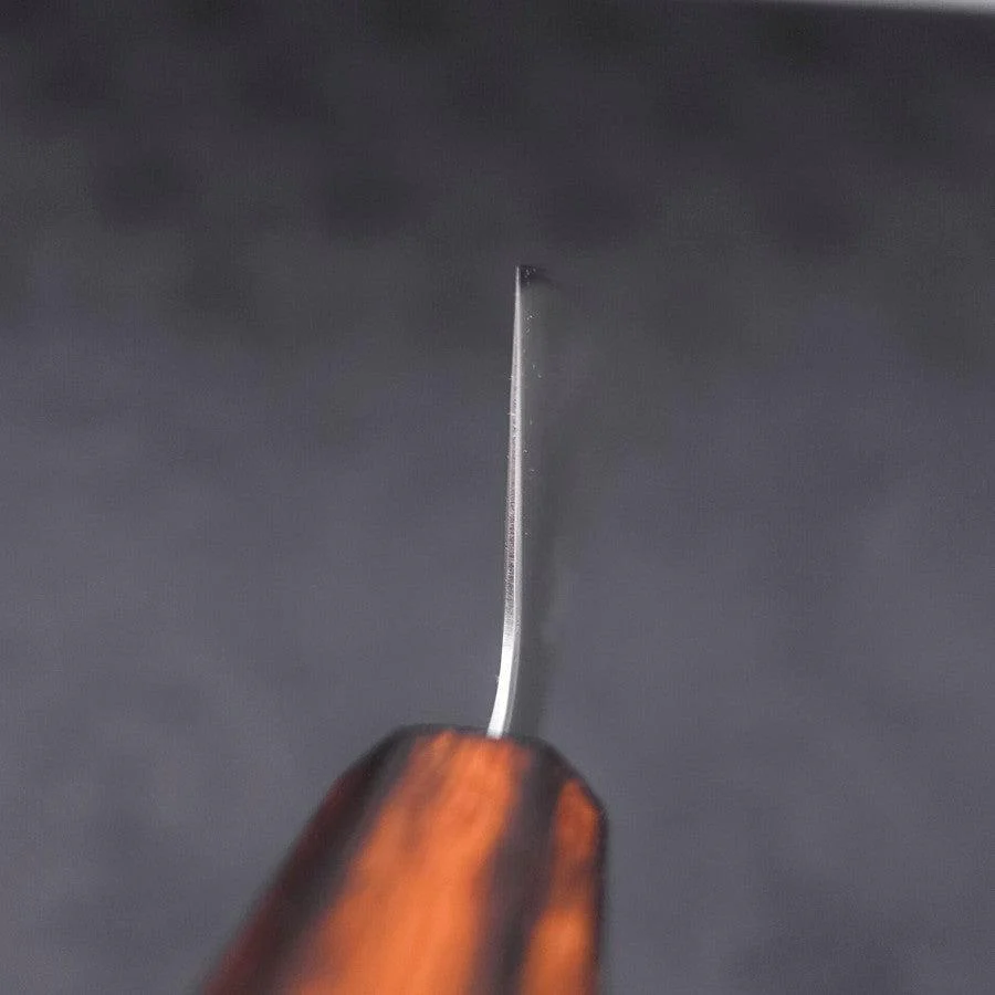 Santoku Aogami-Super Poliert Sumi Urushi Griff 165mm - Image 4