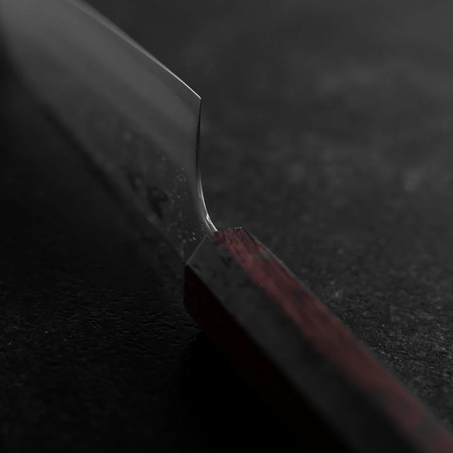 Santoku AUS-10 Nashiji Damast Wenge Griff 165mm - Image 4