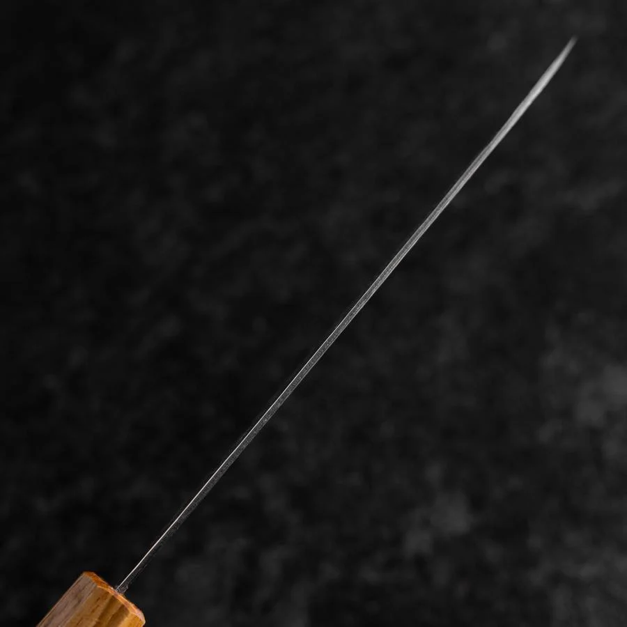 Santoku AUS-10 Nawame Damast Eichenholz Griff 165mm - Image 5