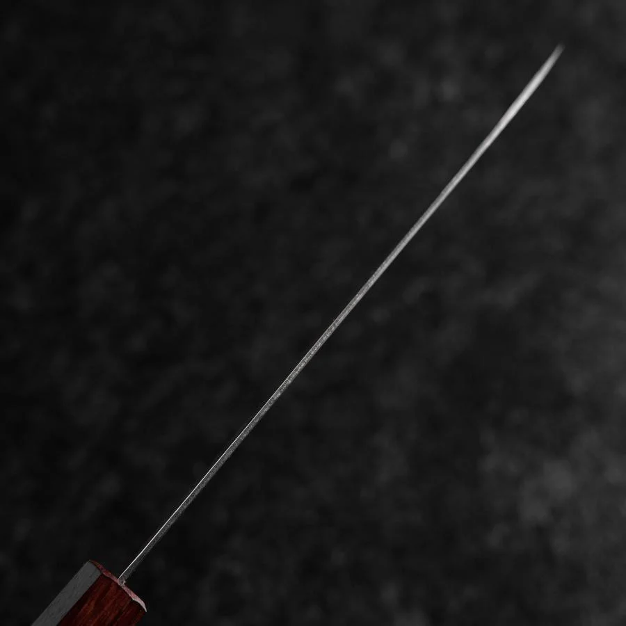 Santoku AUS-10 Nawame Damast Lila Urushi Griff 165mm - Image 5