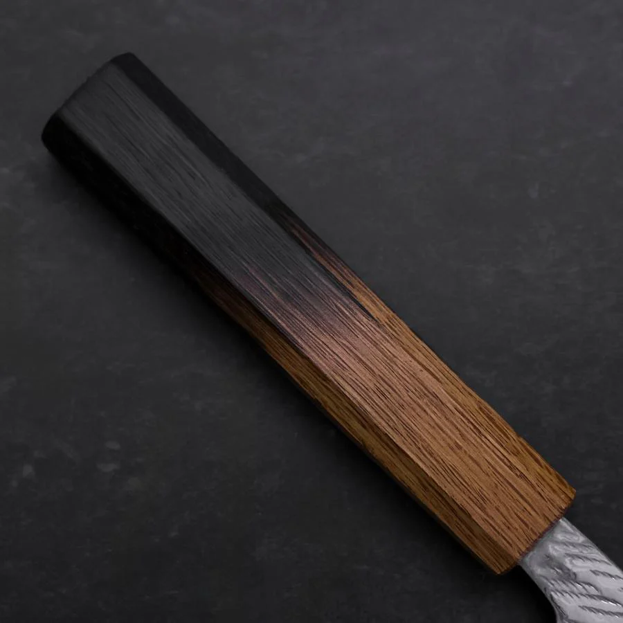 Santoku AUS-10 Nawame Damast Yaki Urushi Griff 165mm - Image 6