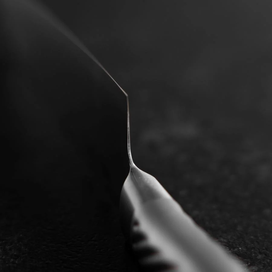 Santoku AUS-10 Poliert Edelstahl Griff 165mm - Image 4