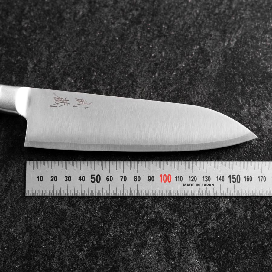 Santoku AUS-10 Poliert Edelstahl Griff 165mm - Image 7