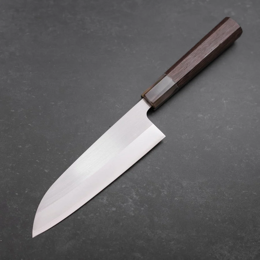 Santoku AUS-10 Poliert Büffelhorn und Wenge Griff 165mm - Image 2