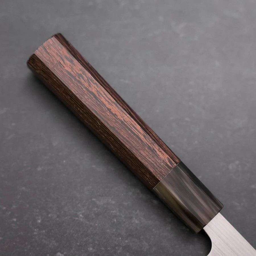 Santoku AUS-10 Poliert Büffelhorn und Wenge Griff 165mm - Image 6