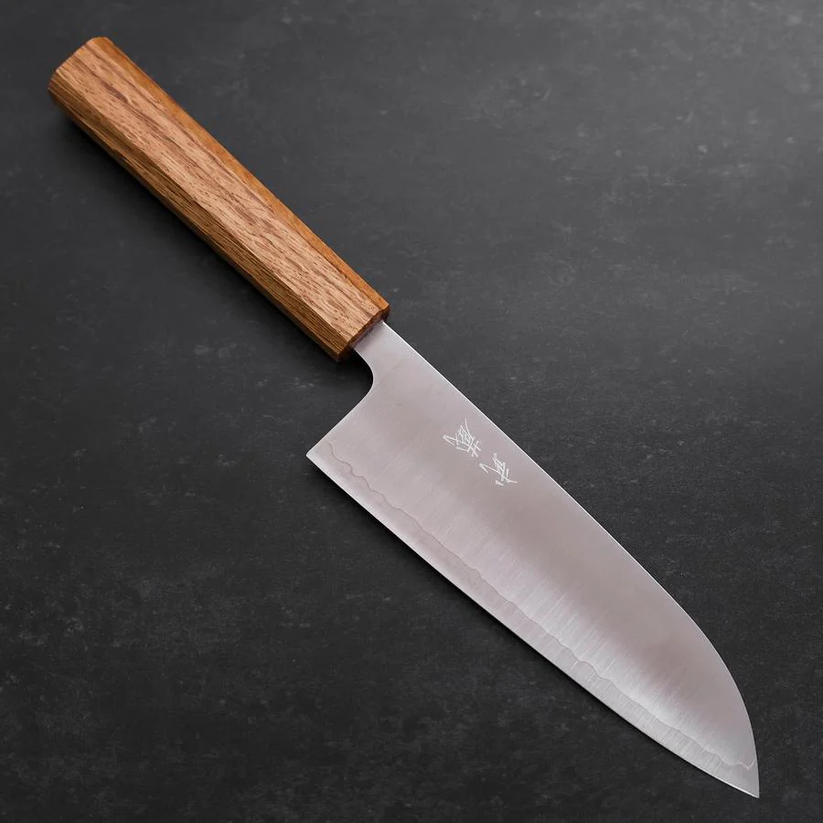 Santoku AUS-10 Poliert Eichenholz Griff 180mm