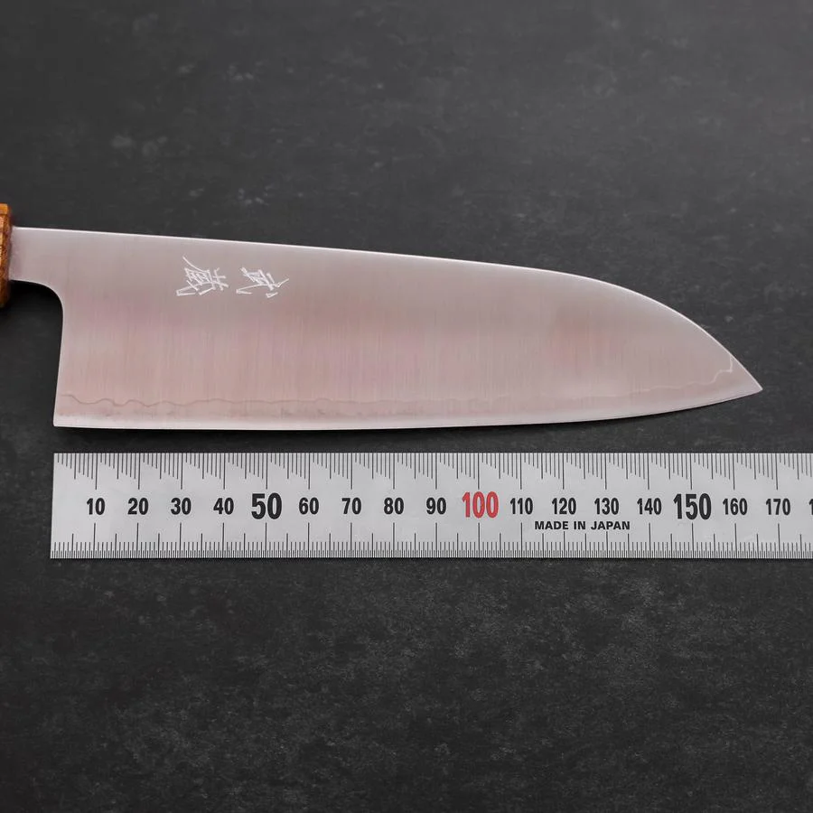 Santoku AUS-10 Poliert Eichenholz Griff 180mm - Image 7