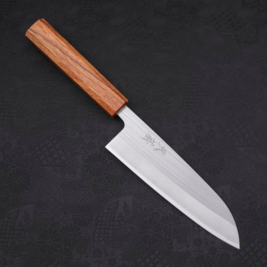Santoku AUS-8 Poliert Eichenholz Griff 165mm
