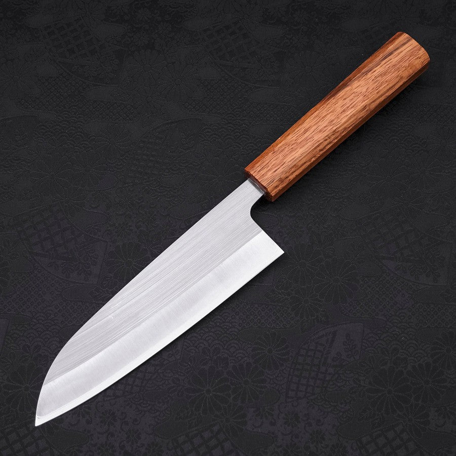 Santoku AUS-8 Poliert Eichenholz Griff 165mm - Image 2