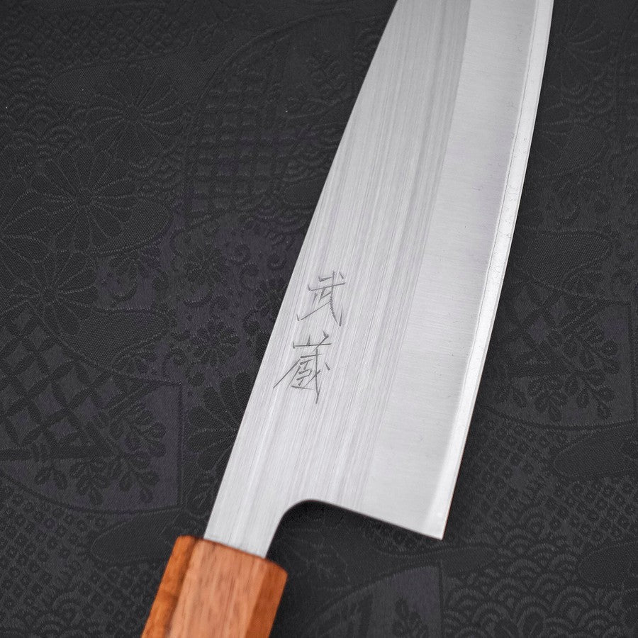 Santoku AUS-8 Poliert Eichenholz Griff 165mm - Image 3