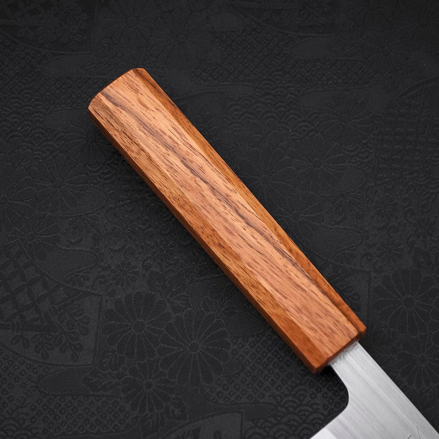 Santoku AUS-8 Poliert Eichenholz Griff 165mm - Image 6