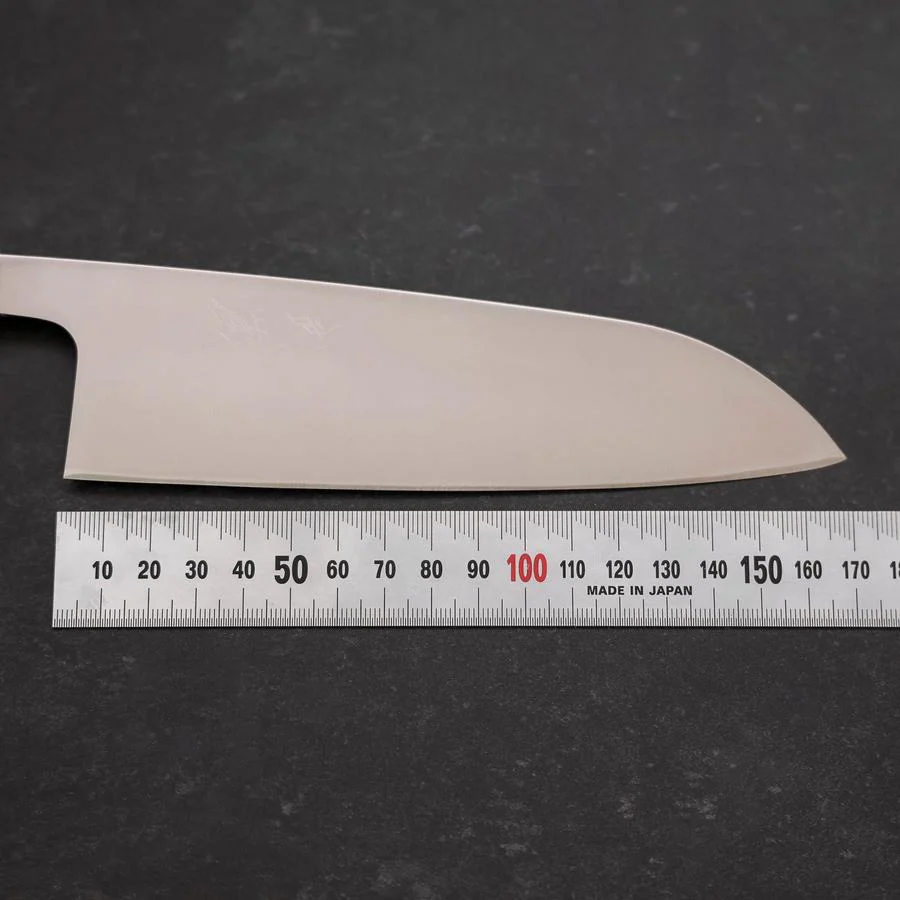 Santoku AUS-8 Poliert Weißer Ozeanplastik Griff 165mm - Image 7