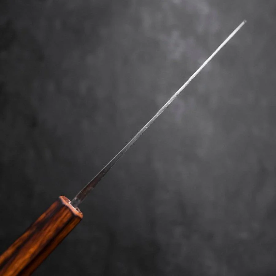 Santoku Blue Steel #2 Kurouchi Sumi Urushi Griff 165mm - Image 5