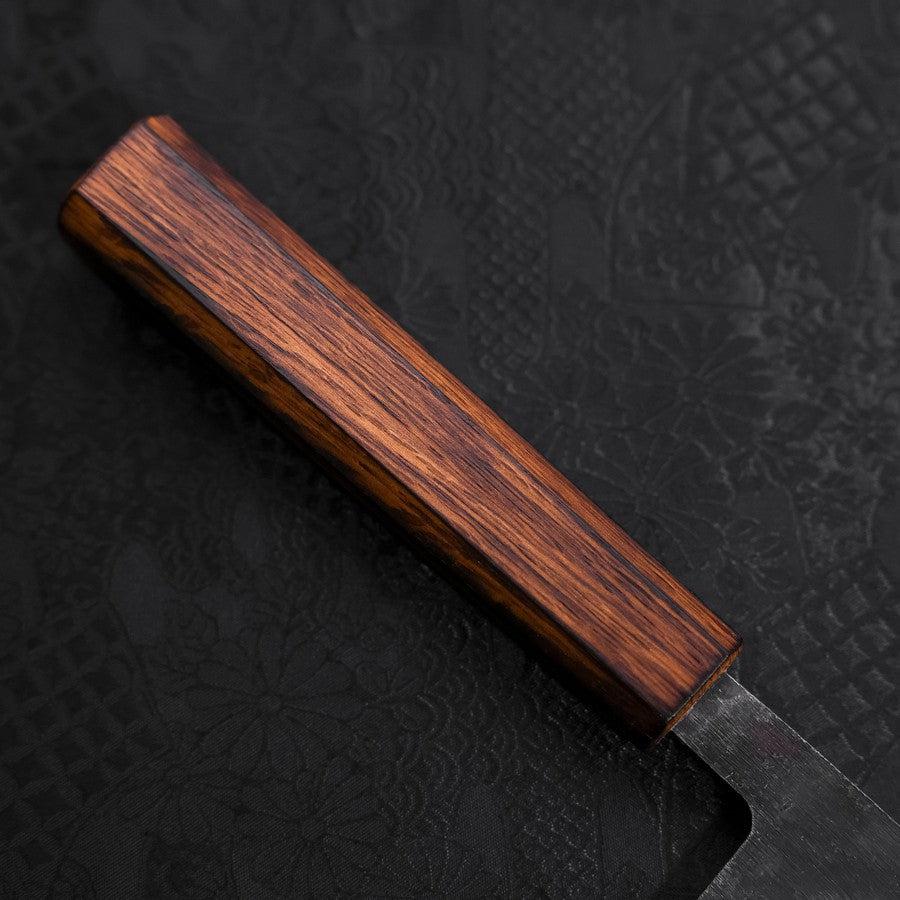 Santoku Blue Steel #2 Kurouchi Sumi Urushi Griff 165mm - Image 6