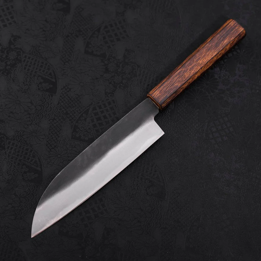 Santoku Blue Steel #2 Kurouchi Sumi Urushi Griff 165mm - Image 2