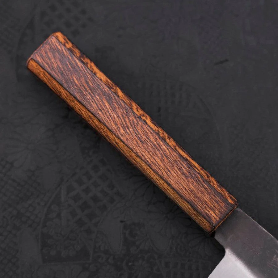 Santoku Blue Steel #2 Kurouchi Sumi Urushi Griff 165mm - Image 6