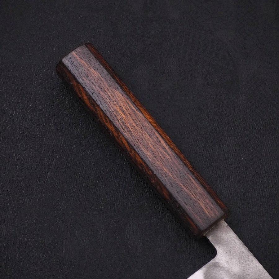 Santoku Blue Steel #2 Edelstahlummantelung Nashiji Sumi Urushi Griff 165mm - Image 6