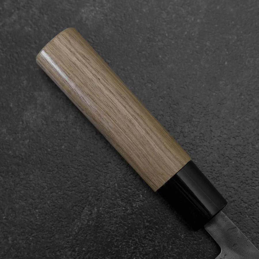 Santoku Blue Steel #2 Nashiji Edelstahlummantelung Eibenholz Griff 165mm - Image 7