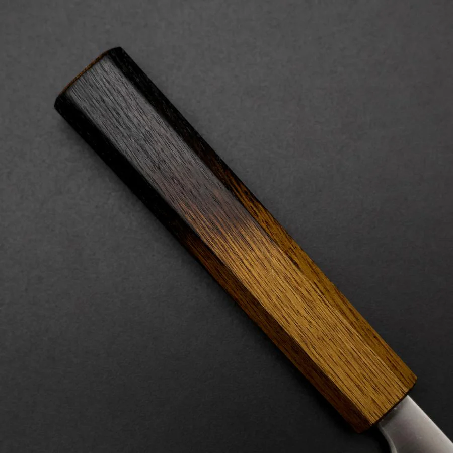 Santoku Blue Super Poliert Yaki Urushi Griff 165mm - Image 6