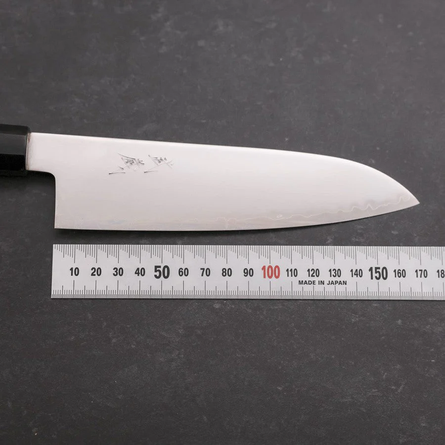 Santoku Chromax Poliert Büffelhorn und Ebenholz Griff 170mm - Image 7