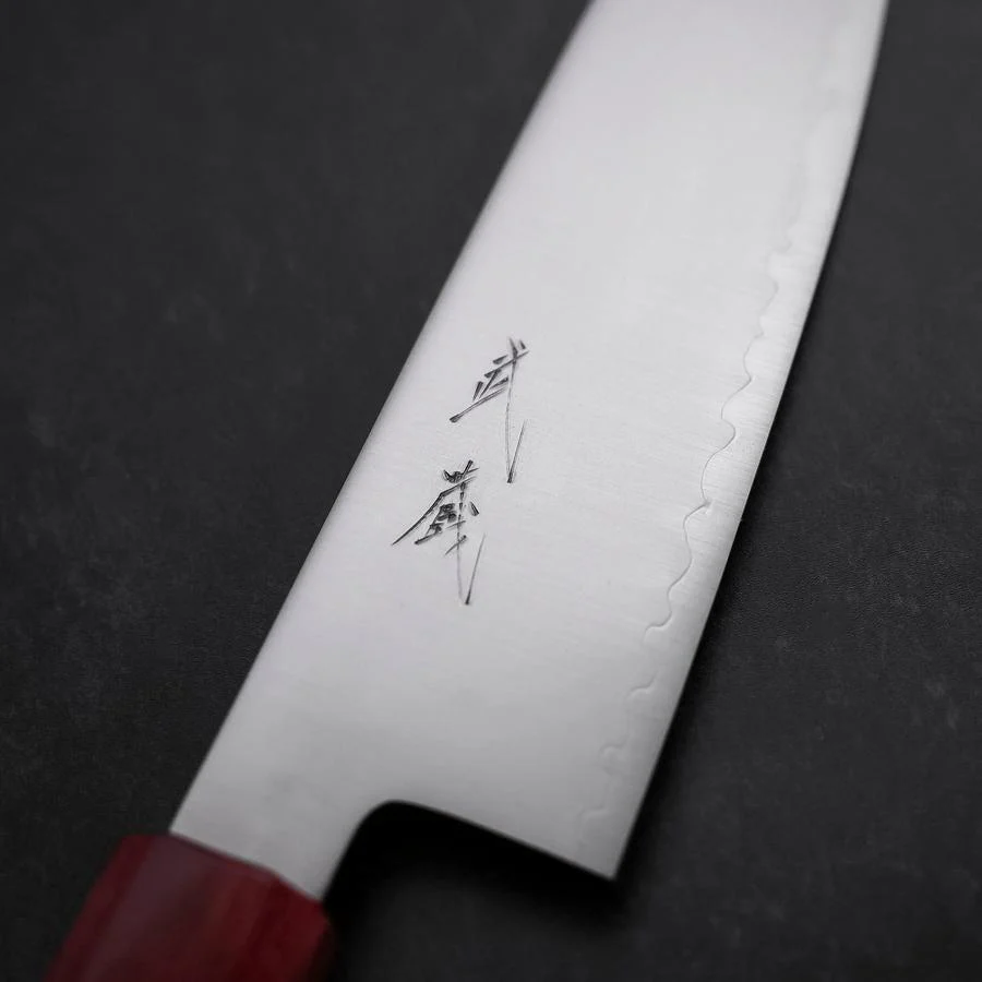 Santoku Chromax Poliert Walnussholz Griff 170mm - Image 3