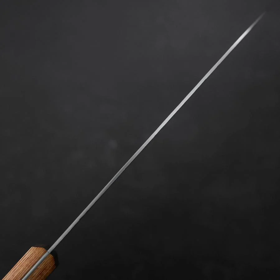 Santoku Chromax Tsuchime Brauner Westlicher Griff 165mm - Image 5