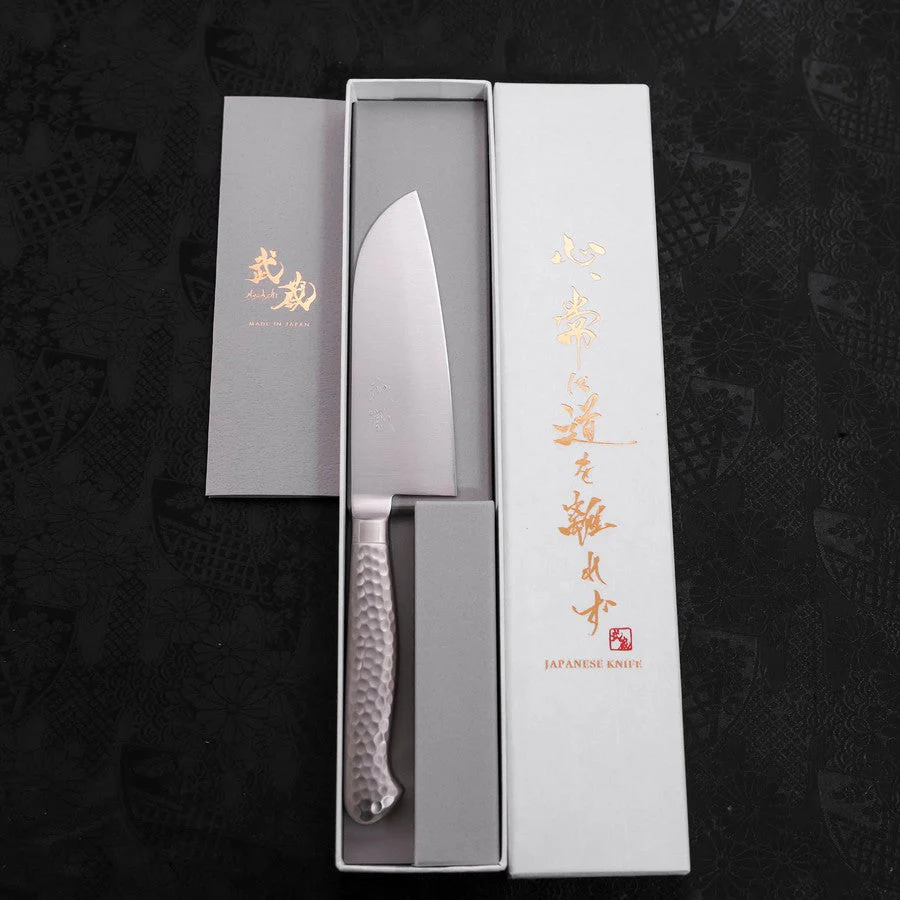 Santoku VG-5 Poliert Westlicher Griff 120mm - Image 8
