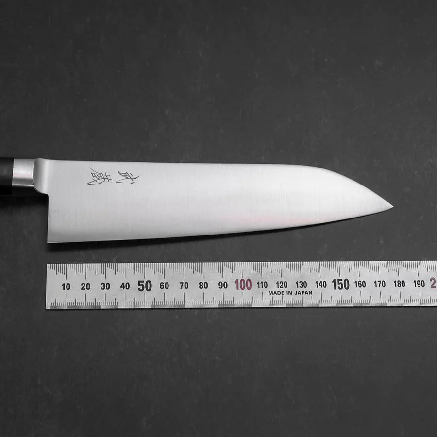 Santoku Molybdän Poliert Schwarzer Westlicher Griff 180mm - Image 7