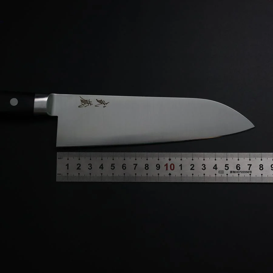 Santoku Molybdän Poliert Schwarzer Westlicher Griff 175mm - Image 7