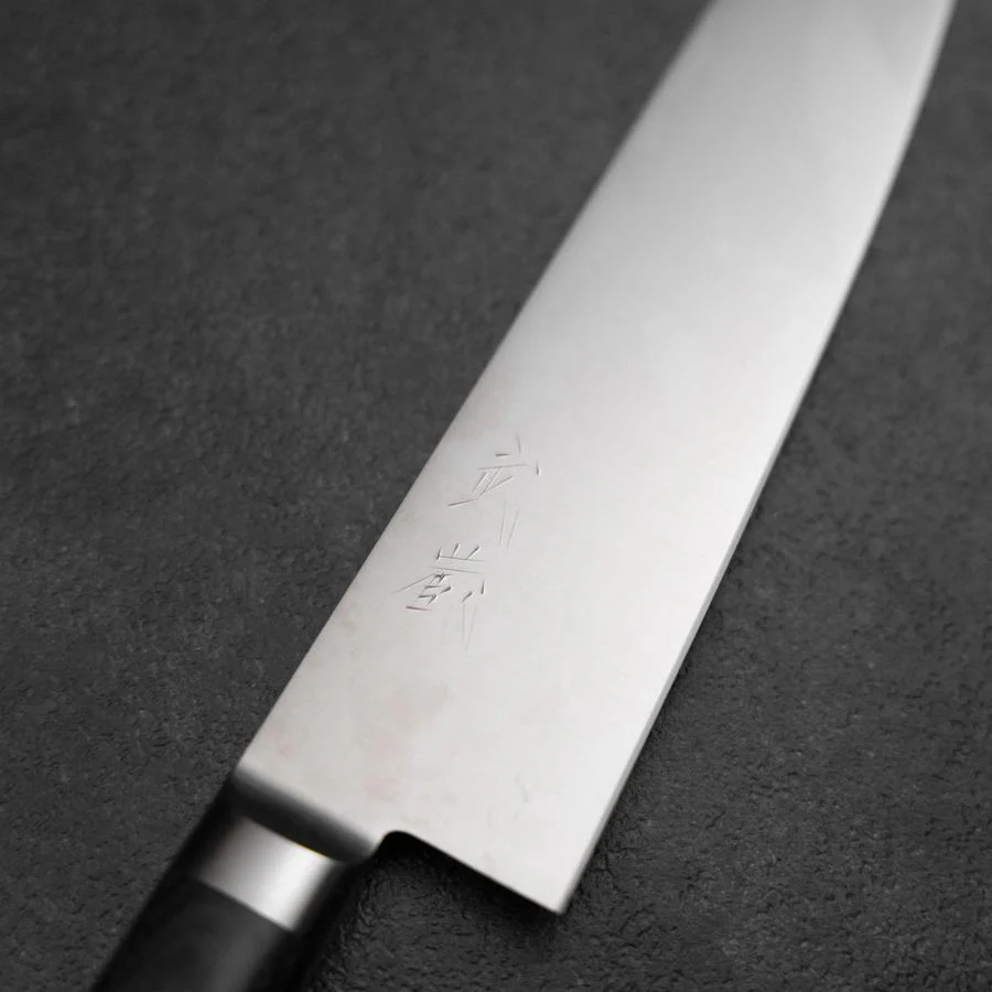 Santoku Molybdän Poliert Lila Westlicher Griff 180mm - Image 3